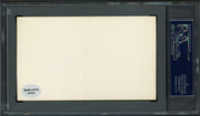 Charles L. "Buster" Chatham Autographed 3x5 Index Card Boston Braves PSA/DNA #83862164