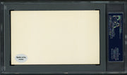 Charles L. "Buster" Chatham Autographed 3x5 Index Card Boston Braves PSA/DNA #83862165
