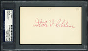 Italo Chelini Autographed 3x5 Index Card Chicago White Sox PSA/DNA #83862172