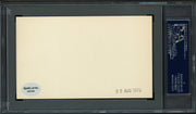 Italo Chelini Autographed 3x5 Index Card Chicago White Sox PSA/DNA #83862172