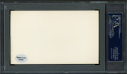 Paul Chervinko Autographed 3x5 Index Card Brooklyn Dodgers PSA/DNA #83862176