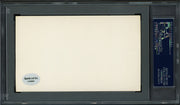Walter "Cuckoo" Christensen Autographed 3x5 Index Card Cincinnati Reds PSA/DNA #83862189