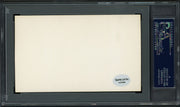 Walter "Cuckoo" Christensen Autographed 3x5 Index Card Cincinnati Reds PSA/DNA #83862192