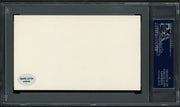 Joe Collins Autographed 3x5 Index Card New York Yankees PSA/DNA #83862770