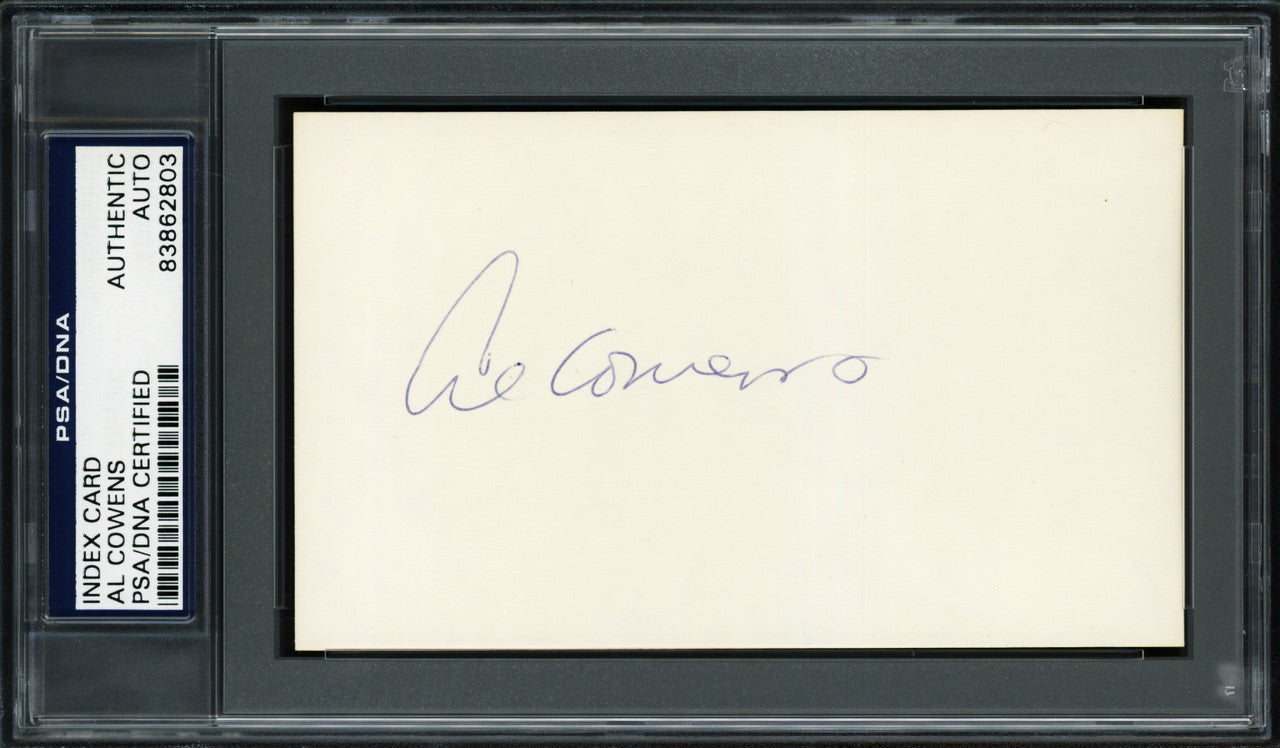 Al Cowens Autographed 3x5 Index Card Kansas City Royals, Detroit Tigers PSA/DNA #83862803