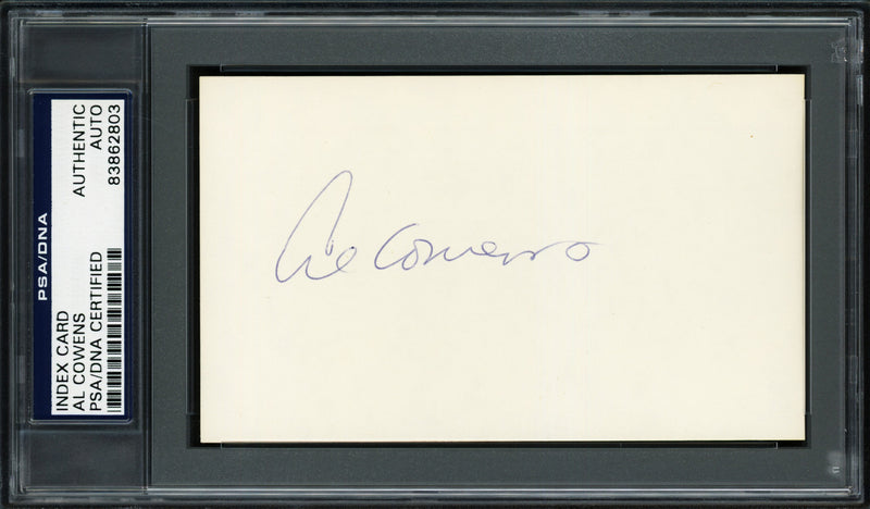 Al Cowens Autographed 3x5 Index Card Kansas City Royals, Detroit Tigers PSA/DNA #83862803