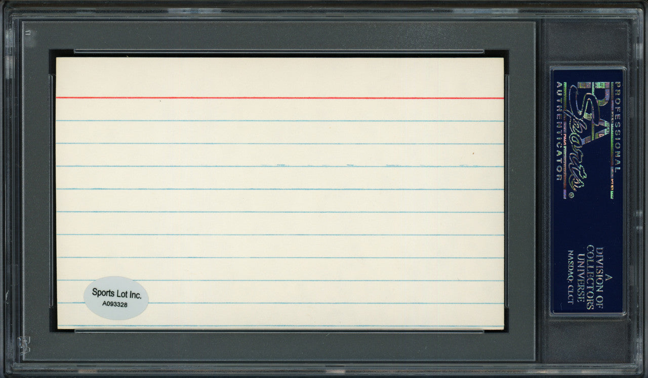 Al Cowens Autographed 3x5 Index Card Kansas City Royals, Detroit Tigers PSA/DNA #83862803