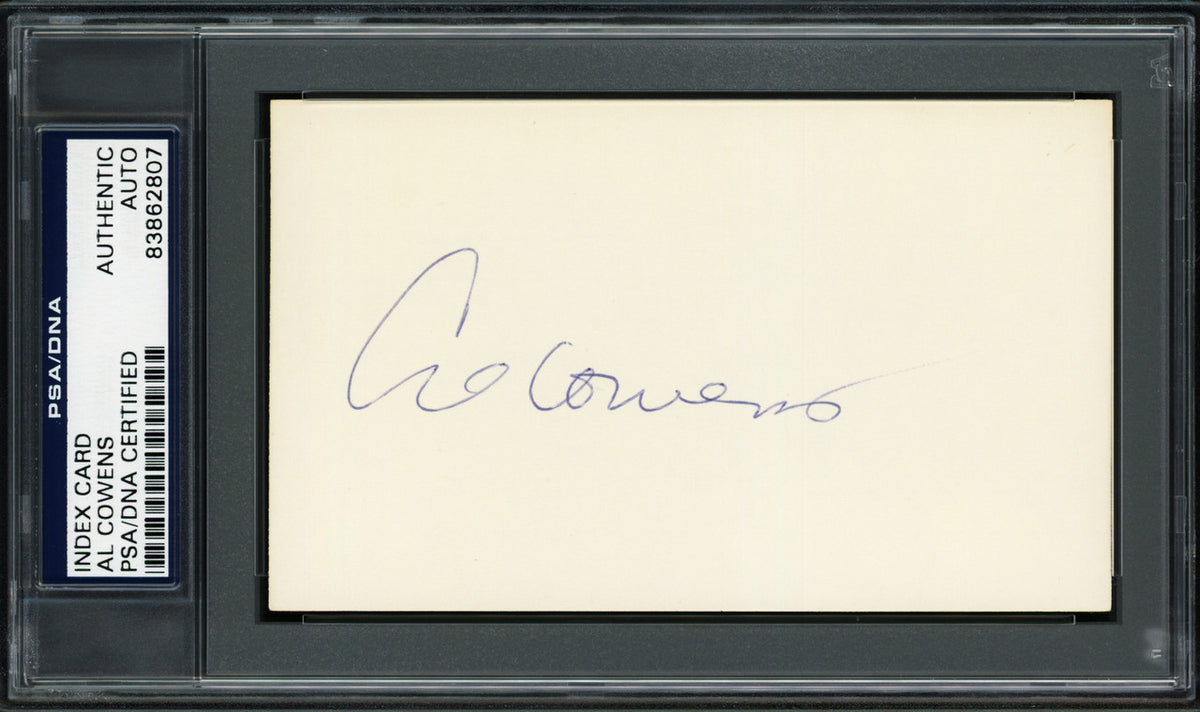 Al Cowens Autographed 3x5 Index Card Kansas City Royals, Detroit Tigers PSA/DNA #83862807
