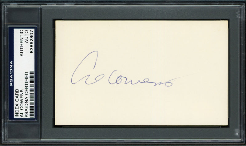Al Cowens Autographed 3x5 Index Card Kansas City Royals, Detroit Tigers PSA/DNA #83862807