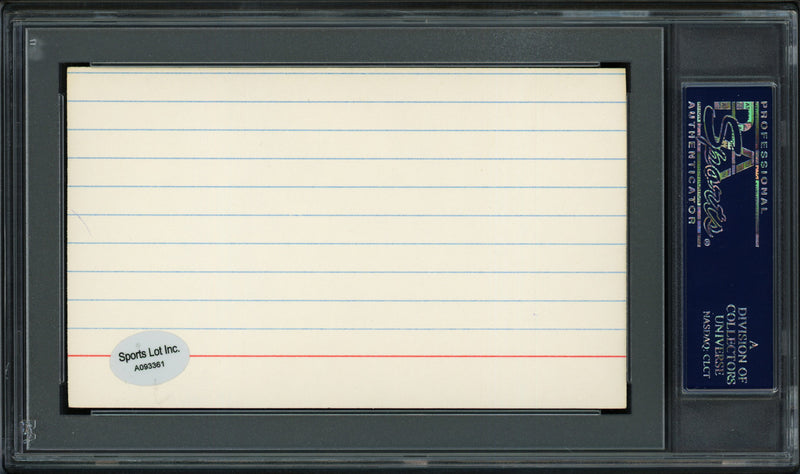 Al Cowens Autographed 3x5 Index Card Kansas City Royals, Detroit Tigers PSA/DNA #83862807