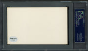 Sam Edmonston Autographed 3x5 Index Card Washington Senators PSA/DNA #83862839