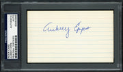 Aubrey "Yo Yo" Epps Autographed 3x5 Index Card Pittsburgh Pirates PSA/DNA #83862866