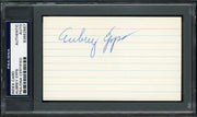 Aubrey "Yo Yo" Epps Autographed 3x5 Index Card Pittsburgh Pirates PSA/DNA #83862867