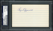Ray Fitzgerald Autographed 3x5 Index Card Cincinnati Reds PSA/DNA #83862917