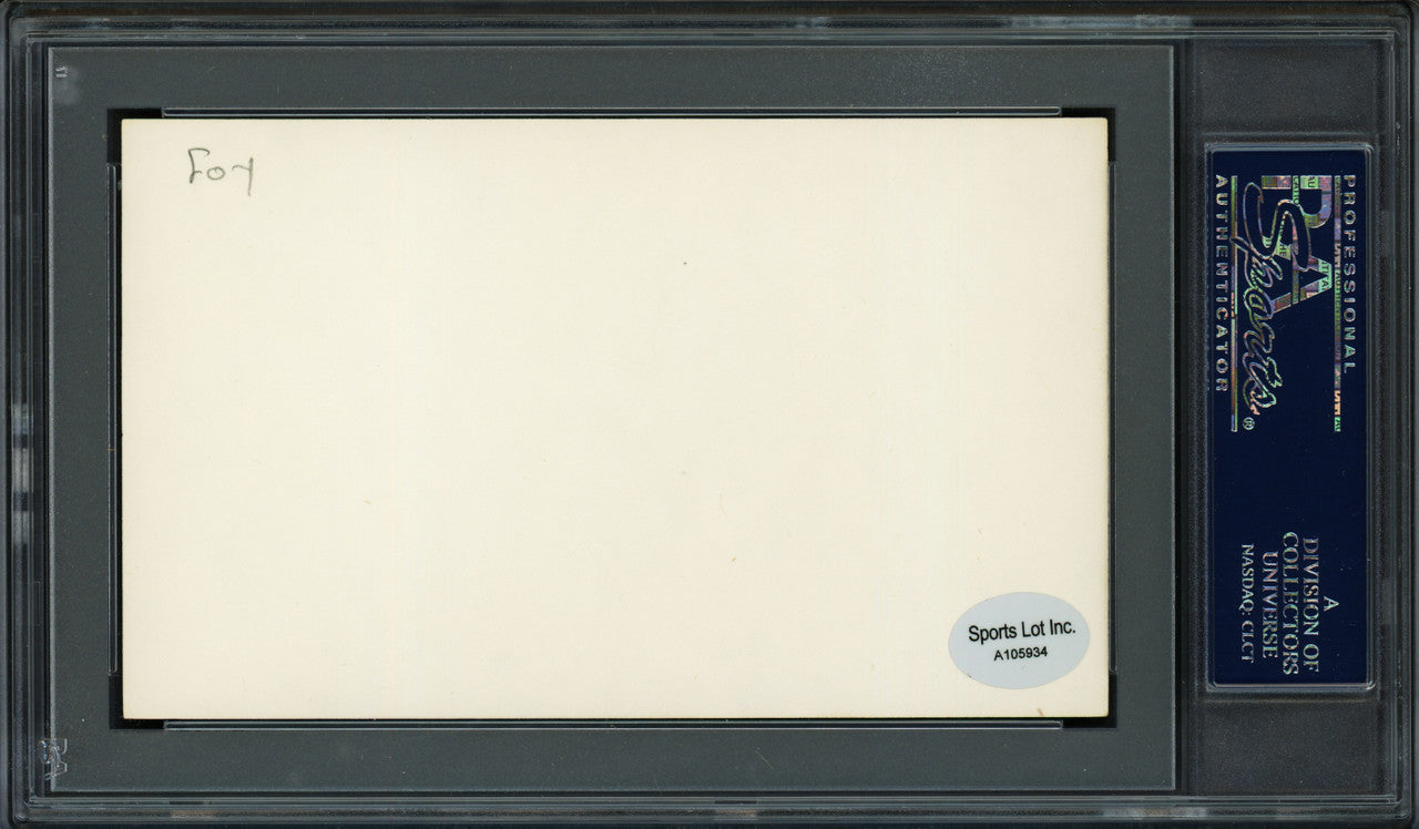 Joe Foy Autographed 3x5 Index Card Boston Red Sox, New York Mets PSA/DNA #83862493