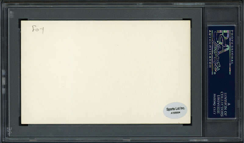Joe Foy Autographed 3x5 Index Card Boston Red Sox, New York Mets PSA/DNA #83862493