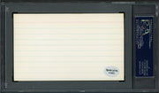 Clarence Edward C.E. "Chick" Galloway Autographed 3x5 Index Card Detroit Tigers, Philadelphia A's PSA/DNA #83862509