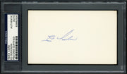 Ed Goodson Autographed 3x5 Index Card Los Angeles Dodgers, San Francisco Giants PSA/DNA #83862530