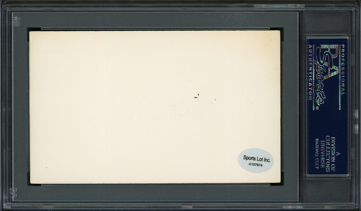 Julio Gotay Autographed 3x5 Index Card St. Louis Cardinals, Pittsburgh Pirates PSA/DNA #83862540