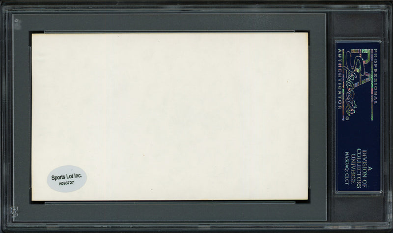 Bob Greenwood Autographed 3x5 Index Card Philadelphia Phillies PSA/DNA #83862548