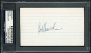 Bob Greenwood Autographed 3x5 Index Card Philadelphia Phillies PSA/DNA #83862550