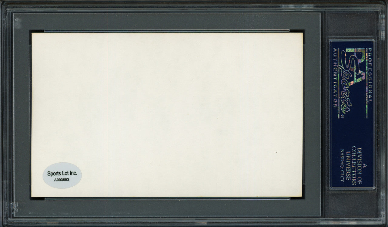 Bob Greenwood Autographed 3x5 Index Card Philadelphia Phillies PSA/DNA #83862550