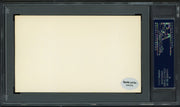 Howard W. "Howie" Gregory Autographed 3x5 Index Card St. Louis Browns PSA/DNA #83862544