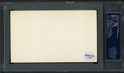 Eddie "Ed" Grimes Autographed 3x5 Index Card St. Louis Browns PSA/DNA #83862564