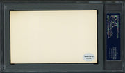 Eddie "Ed" Grimes Autographed 3x5 Index Card St. Louis Browns PSA/DNA #83862565