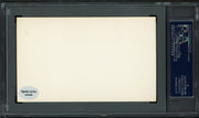 Albert "Al" Huenke Autographed 3x5 Index Card New York Giants "To Bob" PSA/DNA #83862606