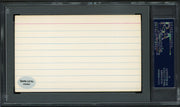 Erv Palica Autographed 3x5 Index Card Brooklyn Dodgers PSA/DNA #83862246