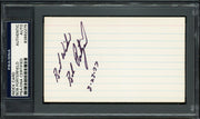 Bob Porterfield Autographed 3x5 Index Card New York Yankees, Boston Red Sox "Best Wishes" PSA/DNA #83862275