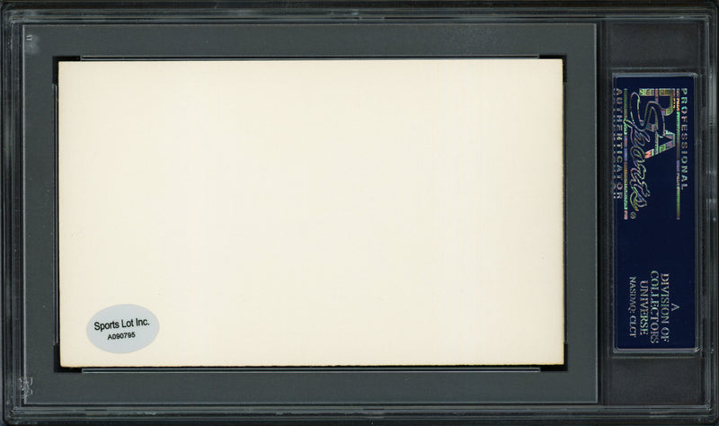 Bob Porterfield Autographed 3x5 Index Card New York Yankees, Boston Red Sox "Best Wishes" PSA/DNA #83862275