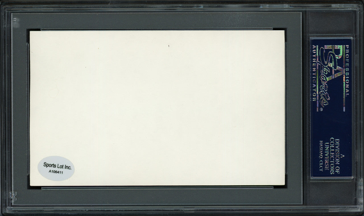 John Pregenzer Autographed 3x5 Index Card San Francisco Giants PSA/DNA #83862308