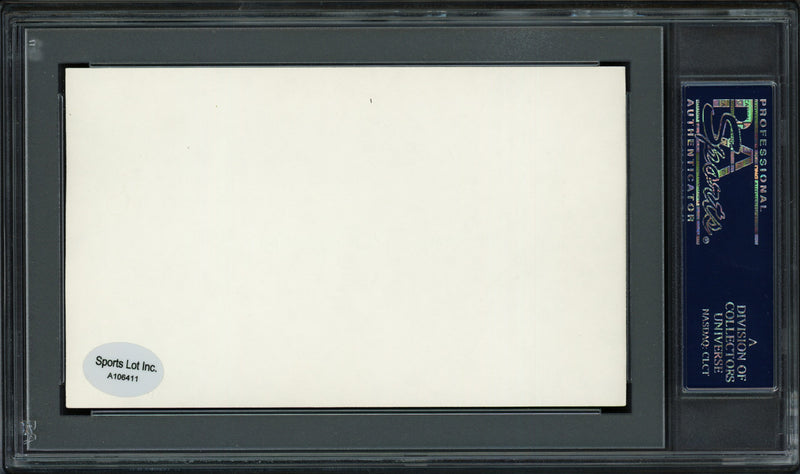 John Pregenzer Autographed 3x5 Index Card San Francisco Giants PSA/DNA #83862308