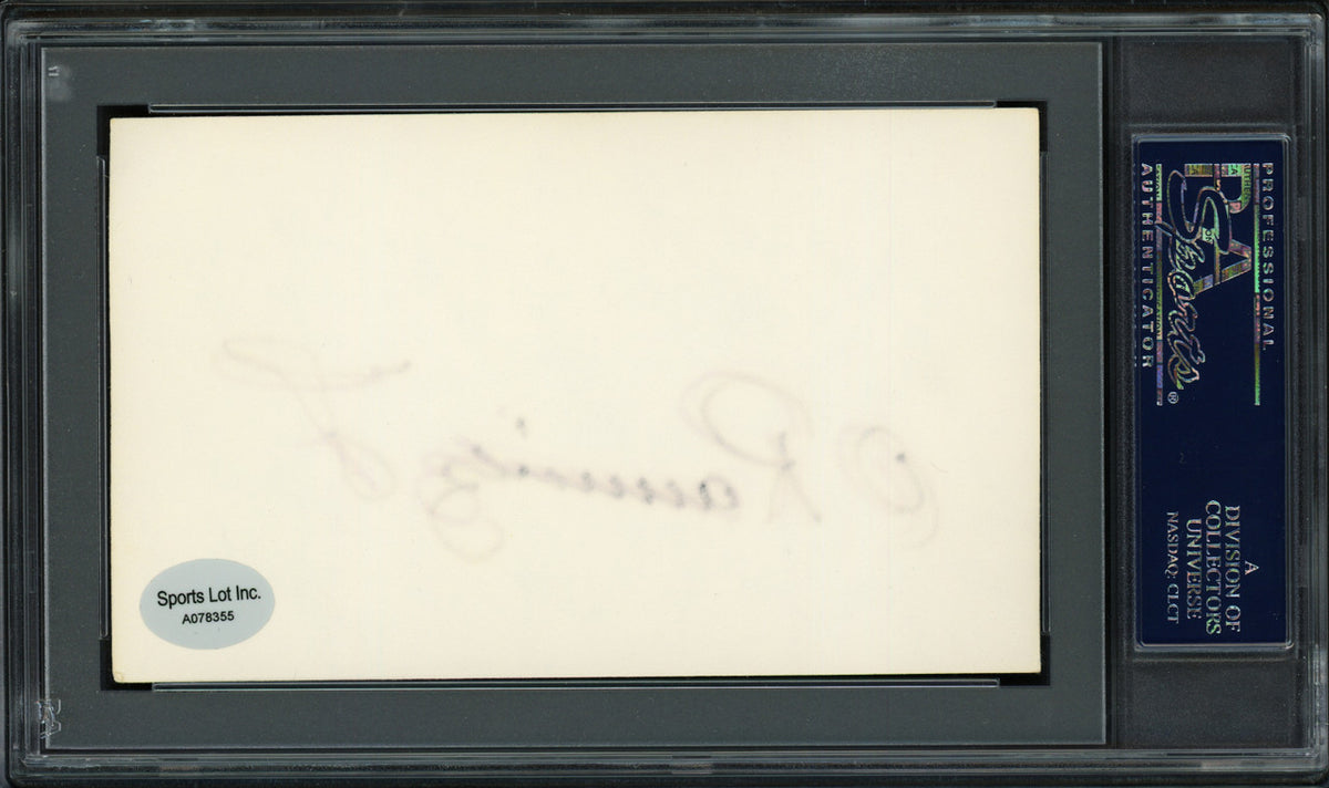 Orlando Ramirez Autographed 3x5 Index Card California Angels PSA/DNA #83862318