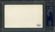 Allen "Dutch" Romberger Autographed 3x5 Index Card Philadelphia A's "Best of Luck" PSA/DNA #83862349