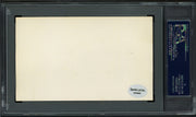 Allen "Dutch" Romberger Autographed 3x5 Index Card Philadelphia A's "Best of Luck" PSA/DNA #83862350