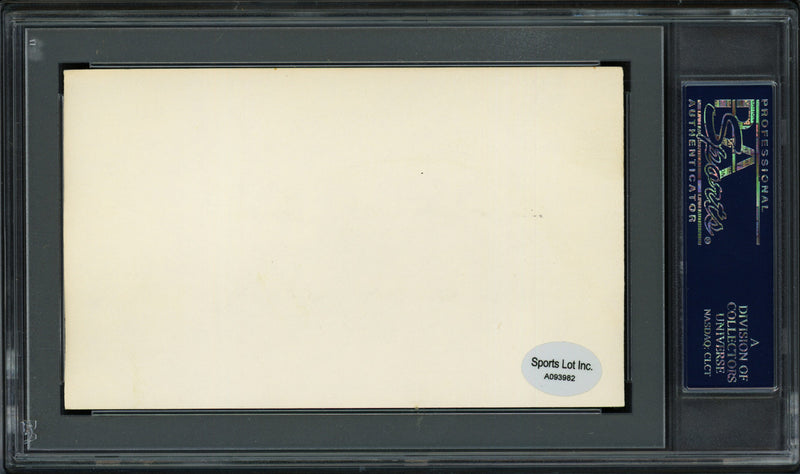 Allen "Dutch" Romberger Autographed 3x5 Index Card Philadelphia A's "Best of Luck" PSA/DNA #83862350