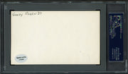 Goodwin "Goody" Rosen Autographed 3x5 Index Card Brooklyn Dodgers "Good Luck" PSA/DNA #83862359