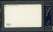 Goodwin "Goody" Rosen Autographed 3x5 Index Card Brooklyn Dodgers "Good Luck" PSA/DNA #83862360