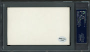 Emerson "Steve" Roser Autographed 3x5 Index Card New York Yankees, Boston Braves PSA/DNA #83862376