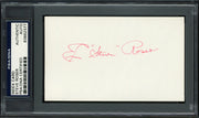 Emerson "Steve" Roser Autographed 3x5 Index Card New York Yankees, Boston Braves PSA/DNA #83862377
