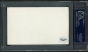 Emerson "Steve" Roser Autographed 3x5 Index Card New York Yankees, Boston Braves PSA/DNA #83862377