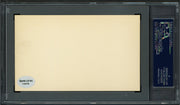 Francis "Frank" Rosso Autographed 3x5 Index Card New York Giants PSA/DNA #83862381