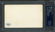 Harvey H. Russell Autographed 3x5 Index Card Baltimore Terrapins PSA/DNA #83862397