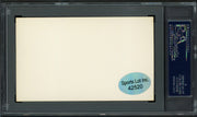 John "Johnny" Schulte Autographed 3x5 Index Card New York Yankees "Best Wishes" PSA/DNA #83862405