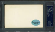 John "Johnny" Schulte Autographed 3x5 Index Card New York Yankees "Best Wishes" PSA/DNA #83862406