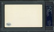 Marion Brooks M.B. "Pat" Tobin Autographed 3x5 Index Card Philadelphia A's PSA/DNA #83862454