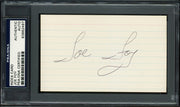 Joe Foy Autographed 3x5 Index Card Boston Red Sox, New York Mets PSA/DNA #83862497